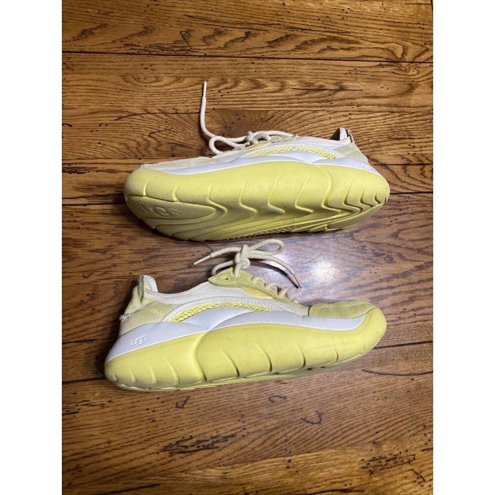 UGG MARGARITA YELLOW LA CLOUD FASHION SNEAKERS, WOMEN US 8.5/ EUR 39.5